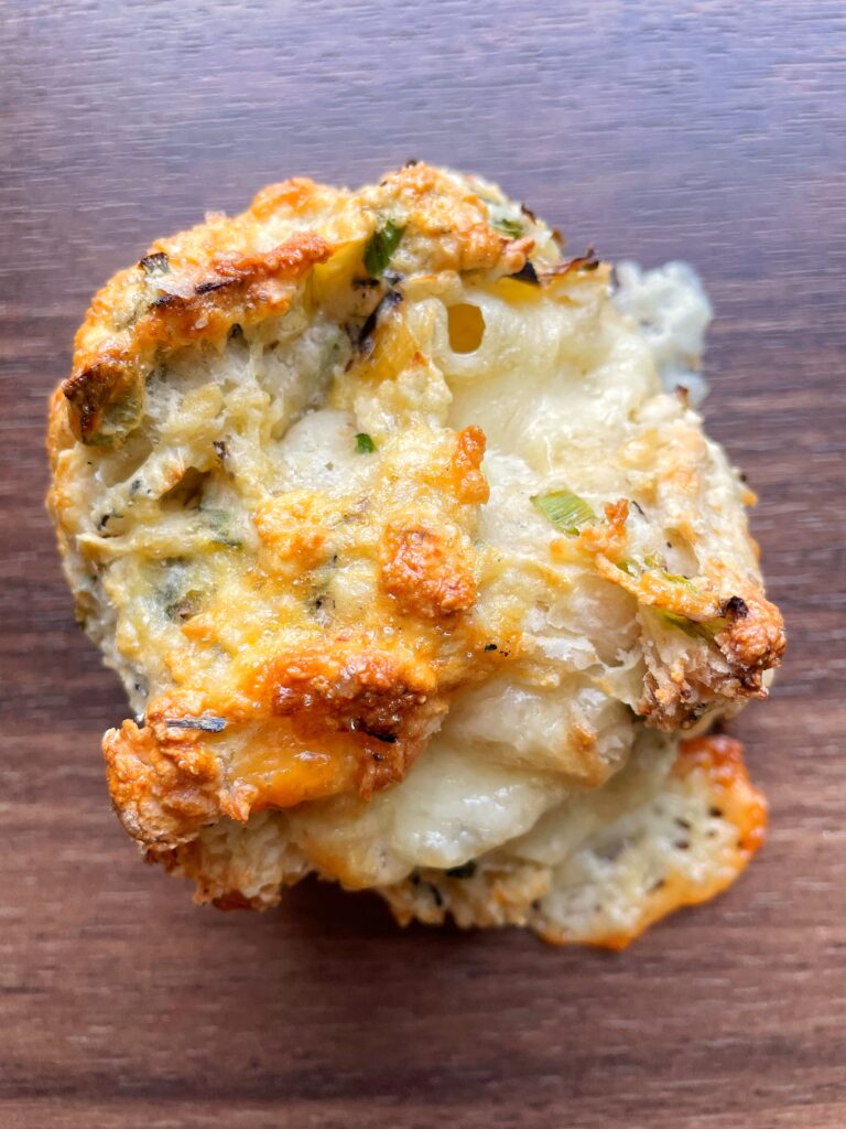 Charred Scallion and Cheddar Biscuits