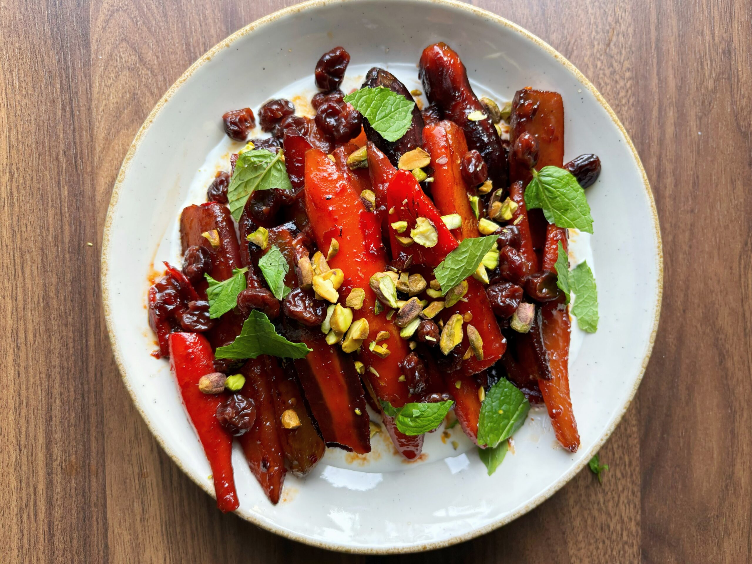 Hot Honey Carrots with Whipped Ricotta