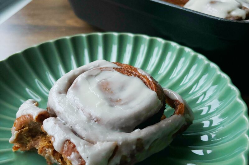 Ginger Molasses Cinnamon Rolls