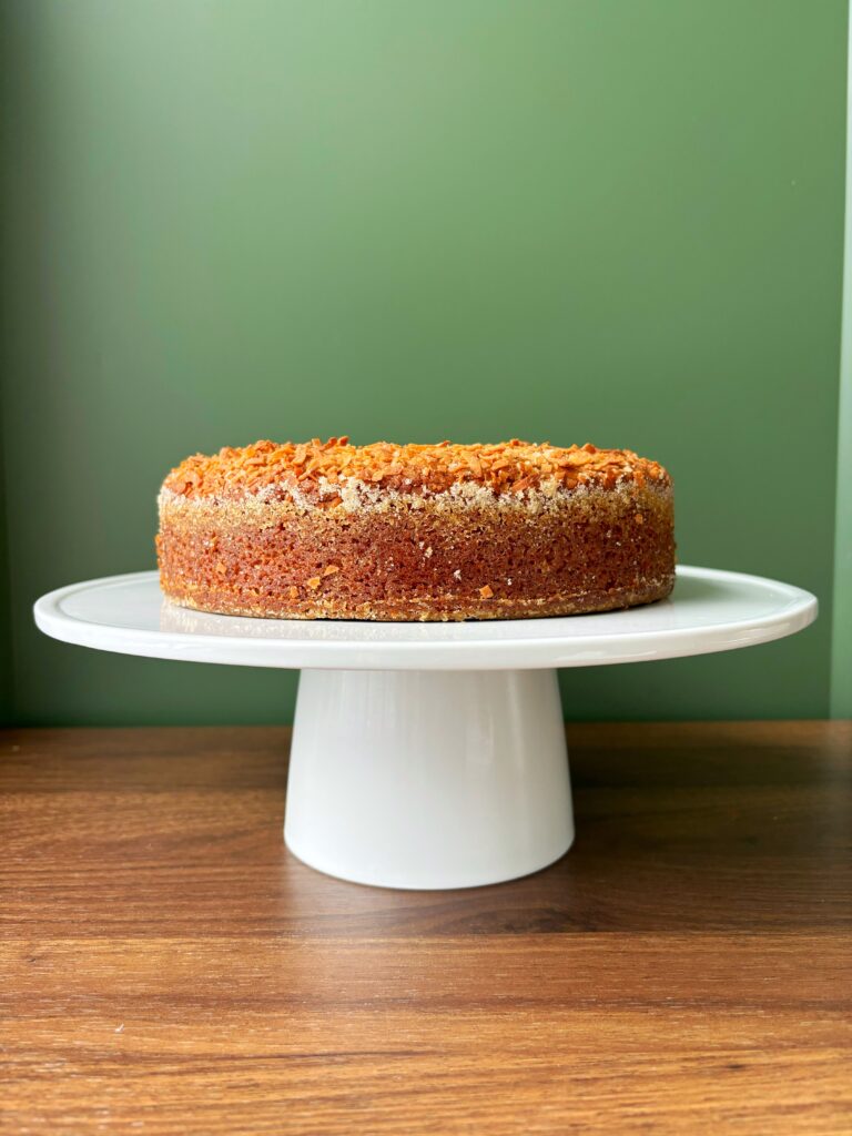 Toasted Coconut & Caramelized Sugar Olive Oil Cake