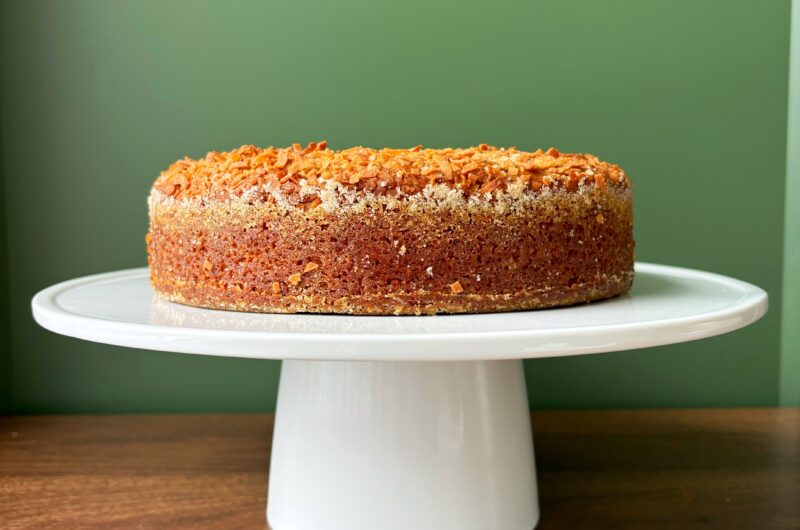 Toasted Coconut Olive Oil Cake