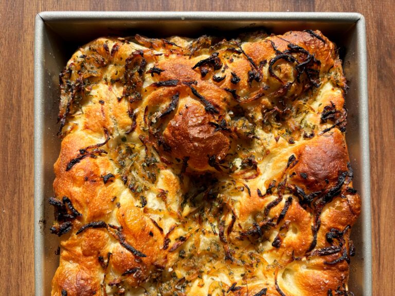 Thanksgiving Stuffing Focaccia